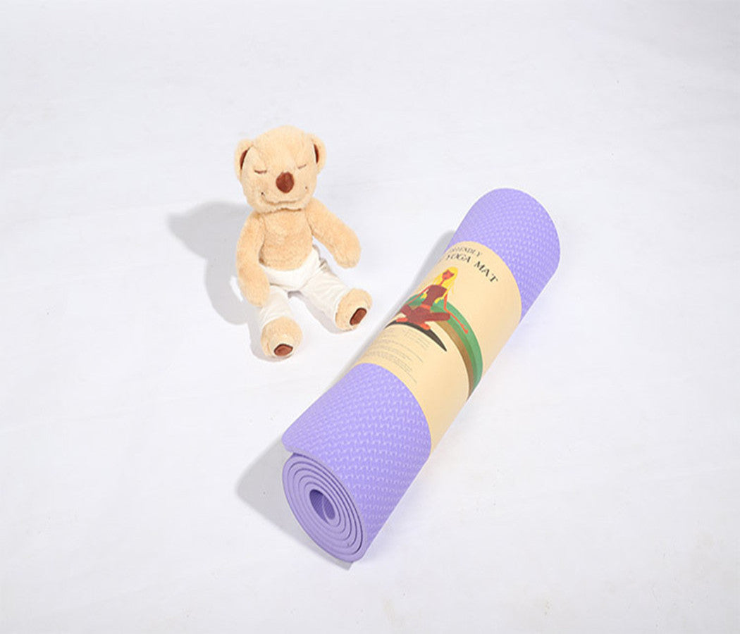 Beginner Yoga Mat, Non‑Slip Comfort & Support (72 × 24 in / 183 × 61 cm)