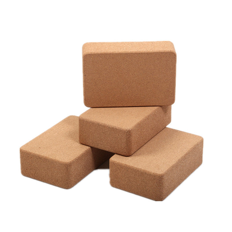 High‑Density Cork Yoga Brick – Support & Stability