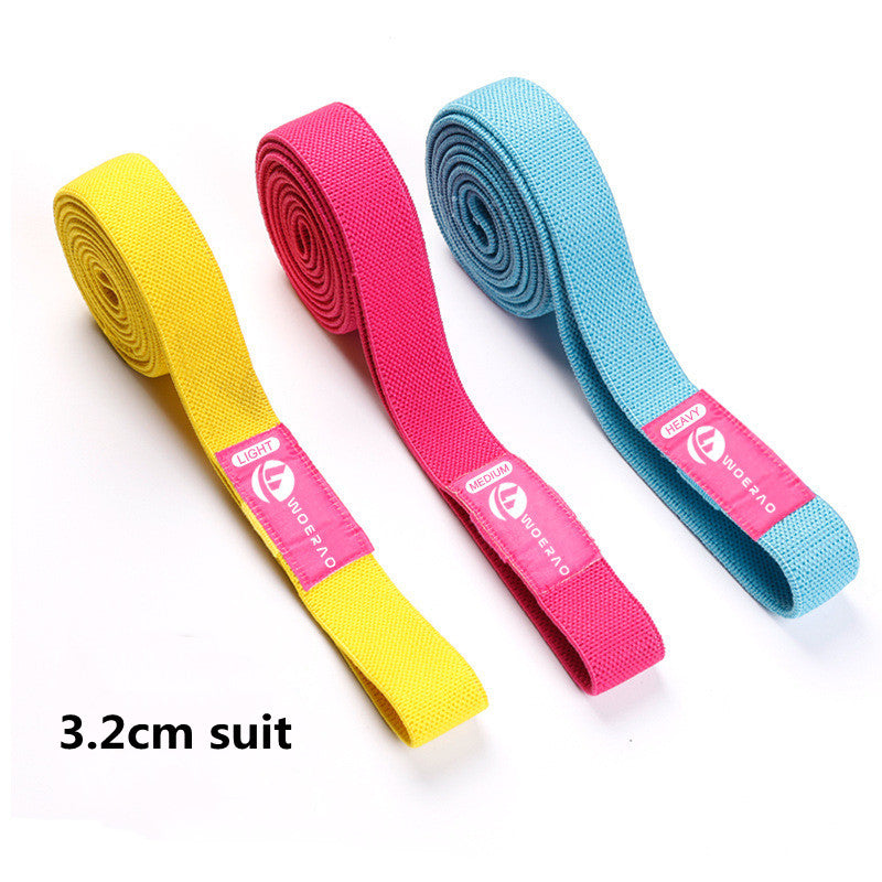 Yoga Stretch Band Sets, Complete 3-Band Fitness & Flexibility Kit (2 m / 78.7 in)