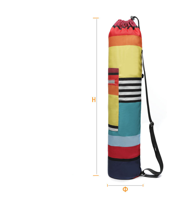 Yoga mat bag canvas, Fits Up to 6 mm Mats, Shoulder Carry