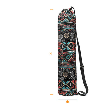 Yoga mat bag canvas, Fits Up to 6 mm Mats, Shoulder Carry
